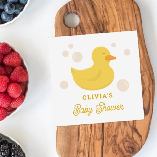 Süße Tier-Vogelspielzeug. Gelbe Dusche Serviette