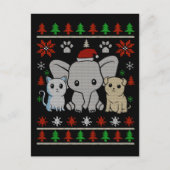 süße Tier Weihnachten (Vorderseite)