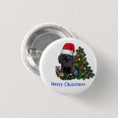 Süße Tier Weihnachtsknopf Button (Vorne & Hinten)