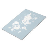 Süße Tier World Map Notizblock (angewinkelt)