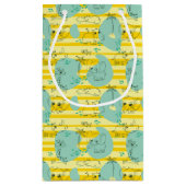 Süße Tiere, die mit Wasser 2 spielen Kleine Geschenktüte (Rückseite)