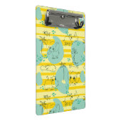 Süße Tiere, die mit Wasser 2 spielen Mini Klemmbrett (Schrägansicht)