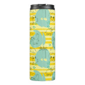 Süße Tiere, die mit Wasser 2 spielen Thermosbecher (Rückseite)