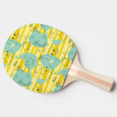 Süße Tiere, die mit Wasser 2 spielen Tischtennis Schläger (Seitenansicht)