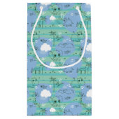 Süße Tiere, die mit Wasser 3 spielen Kleine Geschenktüte (Rückseite)