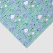 Süße Tiere, die mit Wasser 3 spielen Seidenpapier (Ausschnitt)