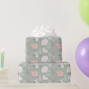 Süße Tiere Geschenkpapier