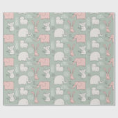 Süße Tiere Geschenkpapier (Flach)
