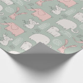 Süße Tiere Geschenkpapier (Ecke)
