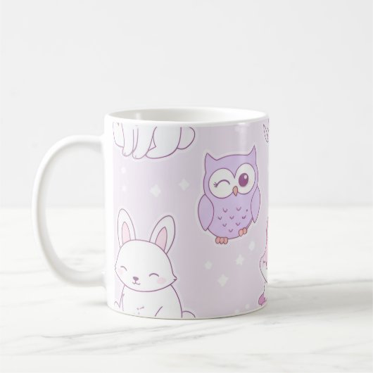 Süße Tiere Kaffeetasse (Links)