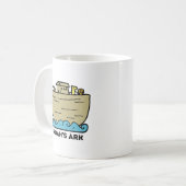 Süße Tiere Noahs Arche  Kaffeetasse (Vorderseite Links)