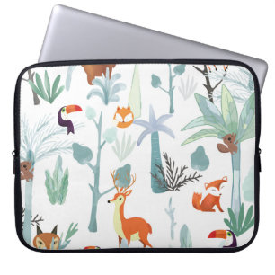 Süße Tiere: Tropenwalddoodle. Laptopschutzhülle