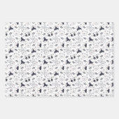 Süße Tierillustration Geschenkpapier Set (Vorderseite 2)