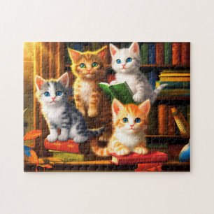 Süße Tierkätzchen Puzzle