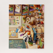 Süße Tierklasse Puzzle (Vertikal)