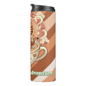 Süße Tiger-Kaffee-Buch-Kunst Thermosbecher (Nach rechts gedreht)