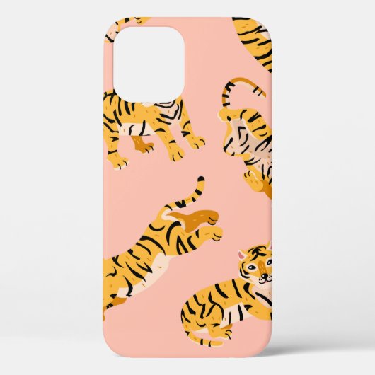 Süße Tiger nahtloses Muster Case-Mate iPhone Hülle (Rückseite)