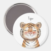 Süße Tiger Tiere Magnet (Vorderseite/Rückseite)
