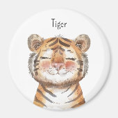 Süße Tiger Tiere Magnet (Vorne)