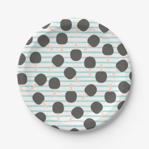 Süße Tischtennis-Papierteller Pappteller