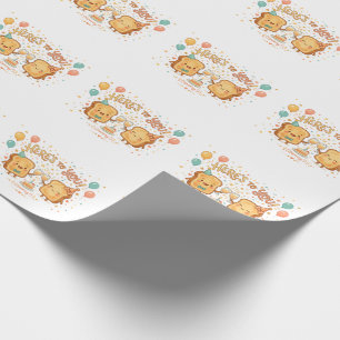 Süße Toast-Feier-Grußkarte Geschenkpapier