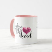 Süße Tochter sind Sie also geliebt Tasse (Vorderseite Links)