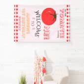 Süße Tomate 1. Geburtstags-Willkommen Banner (InSitu)