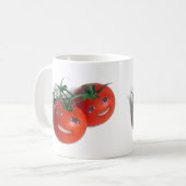 Süße Tomaten Kaffeetasse (Vorderseite Links)