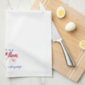 Süße Tomaten-Pasta-Nudel  Geschirrtuch (Viertel Falte)