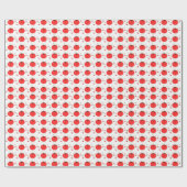 Süße Tomatenmuster-Wrap-Papier Geschenkpapier (Flach)