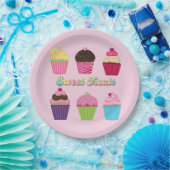 Süße Törtchen Cupcakes Pappteller (Party)