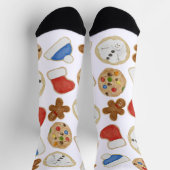 Süße Torte Weihnachtsplätzchen Crew Socken (Oben)
