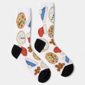 Süße Torte Weihnachtsplätzchen Crew Socken (Rechts)