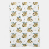 Süsse-TorteWatercolorsloth-Muster Geschirrtuch (Vertikal)