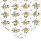 Süsse-TorteWatercolorsloth-Muster Kurzer Tischläufer (Ecke)