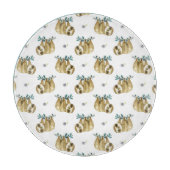 Süsse-TorteWatercolorsloth-Muster Schneidebrett (Vorderseite)