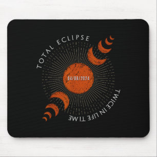Süße totale Sonnenfinsternis 8. April Mousepad