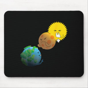 Süße totale Sonnenfinsternis April 8 Solar Mousepad