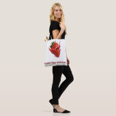 Süße Tote Bag mit Fruchtmuster Tasche (Am Model)