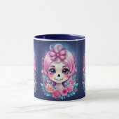 Süße Totenkopf-Tasse Tasse (Zentrum)
