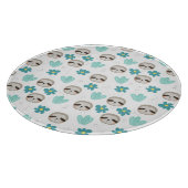 Süße Trägheits-Blumenmuster Schneidebrett (Ecke)
