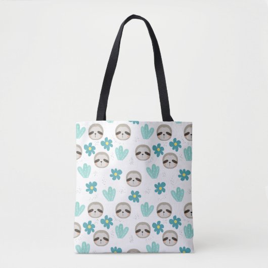 Süße Trägheits-Blumenmuster Tasche (Vorderseite)
