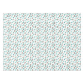 Süße Trägheits-Blumenmuster Tischdecke (Vorderseite (Horizontal))