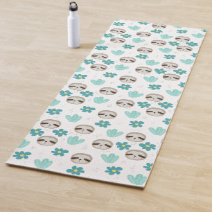Süße Trägheits-Blumenmuster Yogamatte