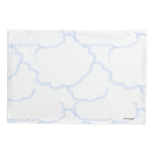 Süße Traum-Engel im Rosa Kissenbezug (Rückseite)