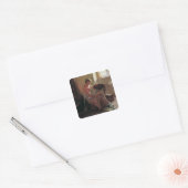 Süße Träume, 1892 Quadratischer Aufkleber (Umschlag)