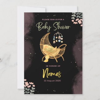 Süße Träume Baby Shower Einladung – #CribDInvitati