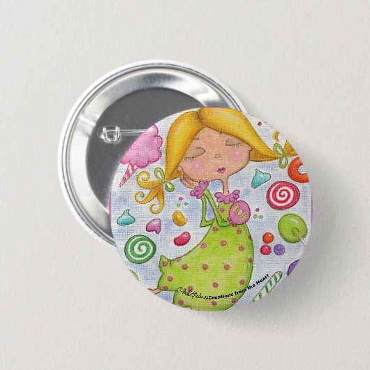 Süße Träume Button (Vorne & Hinten)