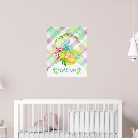 Süße Träume Eichhörnchen Poster (Kinderzimmer 2)