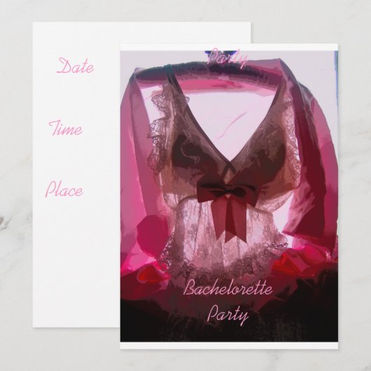 Süße Träume Einladung (Vorne/Hinten)